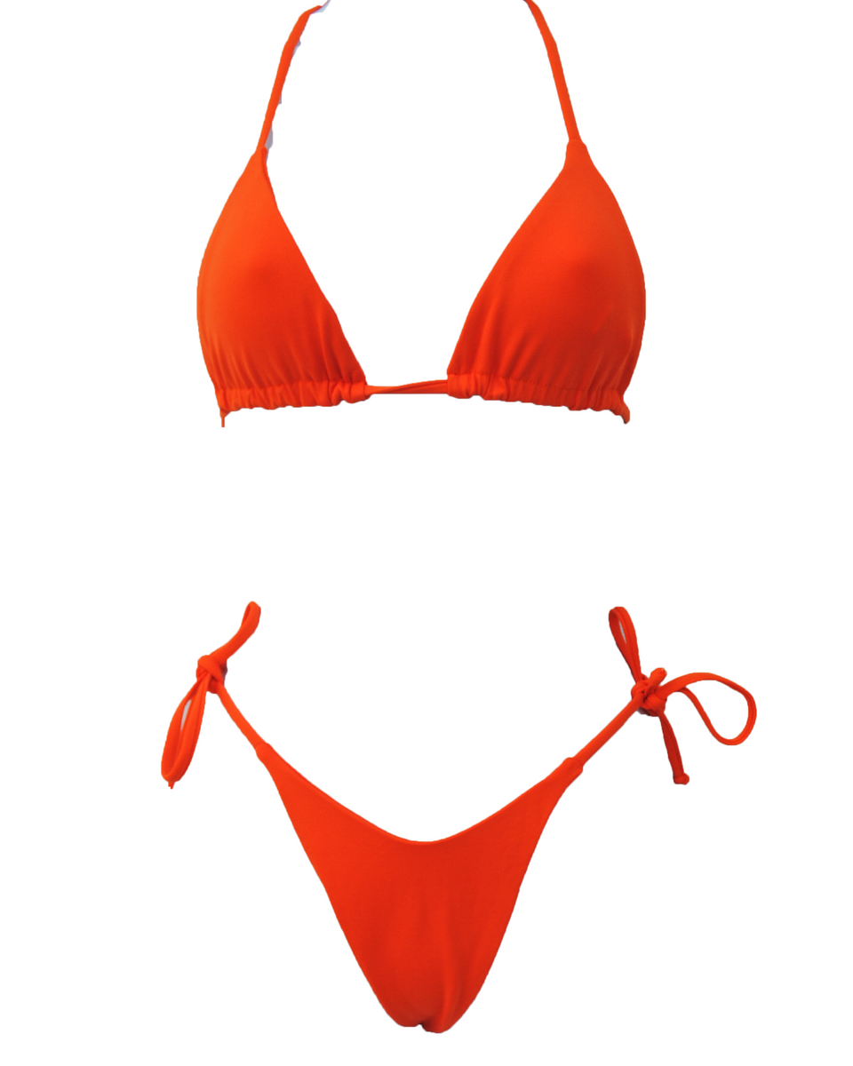 Siena String Swimwear Bottom - Tangerine | Free Shipping – SVN SWIM